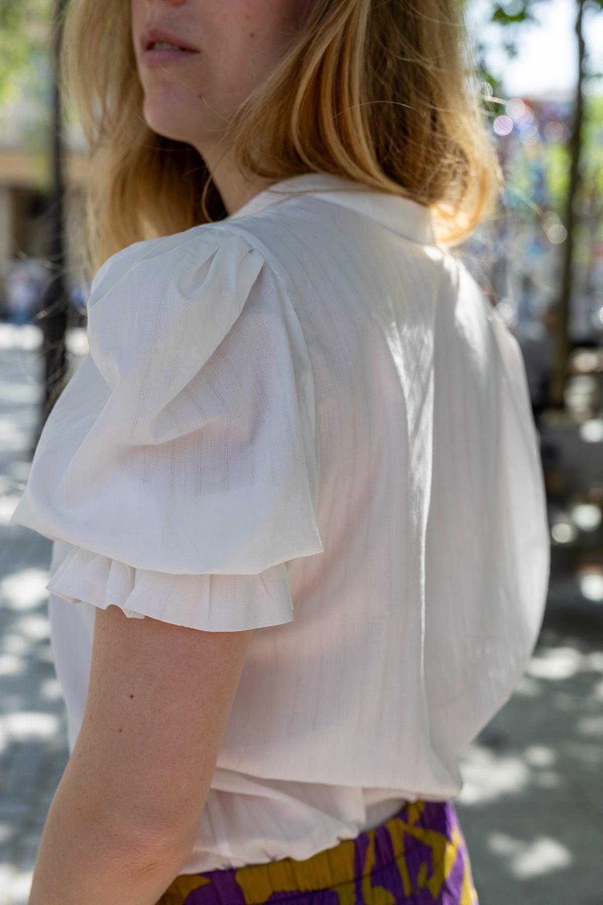 LE CHEMISIER CLEO BLANC